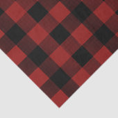 Lumberjack Red Buffalo Play Tissuepapier (Detail)