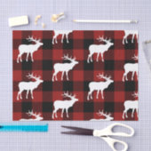 Lumberjack Red Buffalo Pset Buck Pattern Holiday Tissuepapier (Craft)
