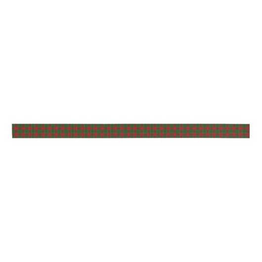 Lumberjack Red Green Pset 1/2 inch Grosgrain Lint (Voorkant)