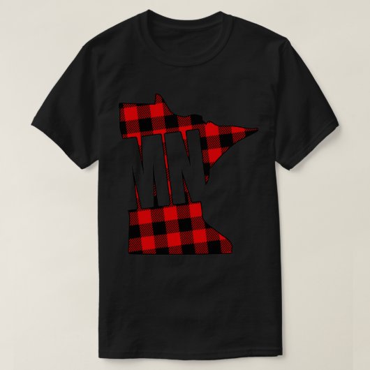 Lumberjack Red Play (Buffalo Play) Minnesota MN T-shirt (Design voorkant)