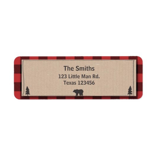 Lumberjack Return Address Label (Voorkant)