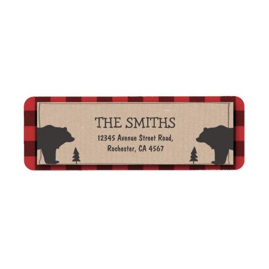 Lumberjack Return Address Label (Voorkant)