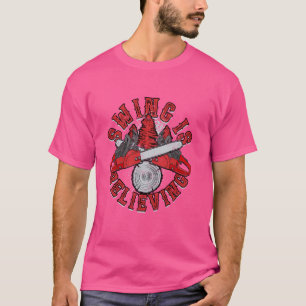 Lumberjack Sawing gelooft T-shirt