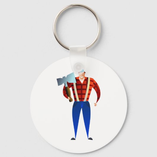 Lumberjack Sleutelhanger (Voorkant)