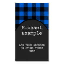 Lumberjack Style - blauwe stof + uw ideeën