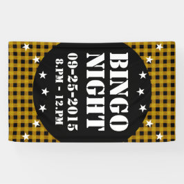 Lumberjack Style - gele stof + uw ideeën Spandoek