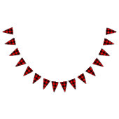 Lumberjack Style - rode stof + uw ideeën Vlaggetjes (Alle)