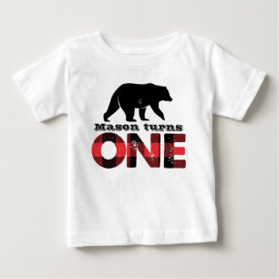 Lumberjack Wilderness Boys eerste verjaardag Shirt