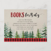 Lumberjack Woodland Forest Books for Baby Briefkaart (Voorkant)