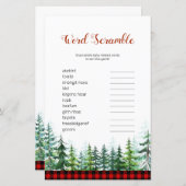 Lumberjack Word Scramble Game (Voorkant / Achterkant)
