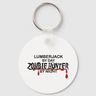 Lumberjack Zombie Hunter Sleutelhanger