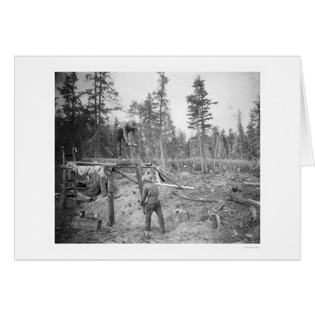Lumberjacks en Alaska 1916 (Devant horizontal)