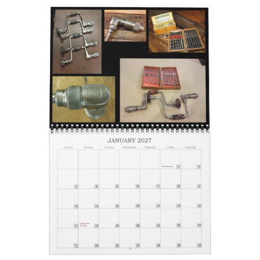 LumberJocks Hand Tool Agenda 2015 Kalender (Jan 2027)