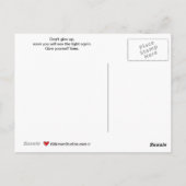 Lumière À La Fin De La Carte Postale Tunnel_A_ (Dos)