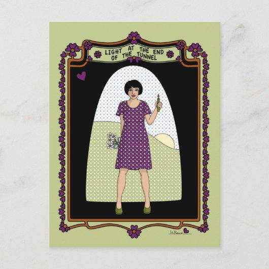 Lumière À La Fin De La Carte Postale Tunnel_A_ (Devant)