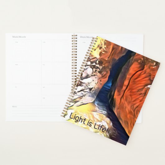 Lumière à la fin d'une Crevasse sur la côte (Devant avec enveloppe)