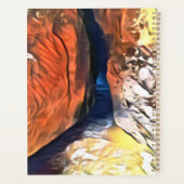 Lumière à la fin d'une Crevasse sur la côte (Dos)