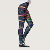 Lumière Art Abstrait Colorful Leggings (Droite)
