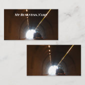 Lumière au bout des Cartes de visite du tunnel (Devant / Derrière)