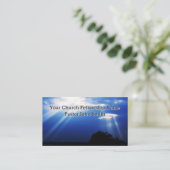 Lumière bleue Cartes de visite de l'église céleste (Debout devant)