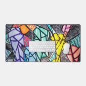 Lumière brisée : moderne géométrique Abstrait (Clavier et souris)