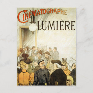 Lumière Brothers Cinema Poster Briefkaart