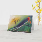 Lumière - Carte de voeux (Fleur jaune)