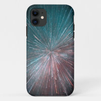 Lumière colorée rayonne coque iphone