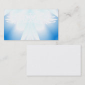 Lumière d'ange, chant religieux, Reiki, cartes de (Devant / Derrière)