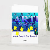 Lumière de Jésus-Christ de l'art de carte de voeux (Dos)