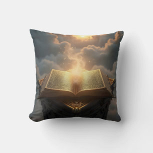 Lumière de la connaissance – Coussin décoratif d'a