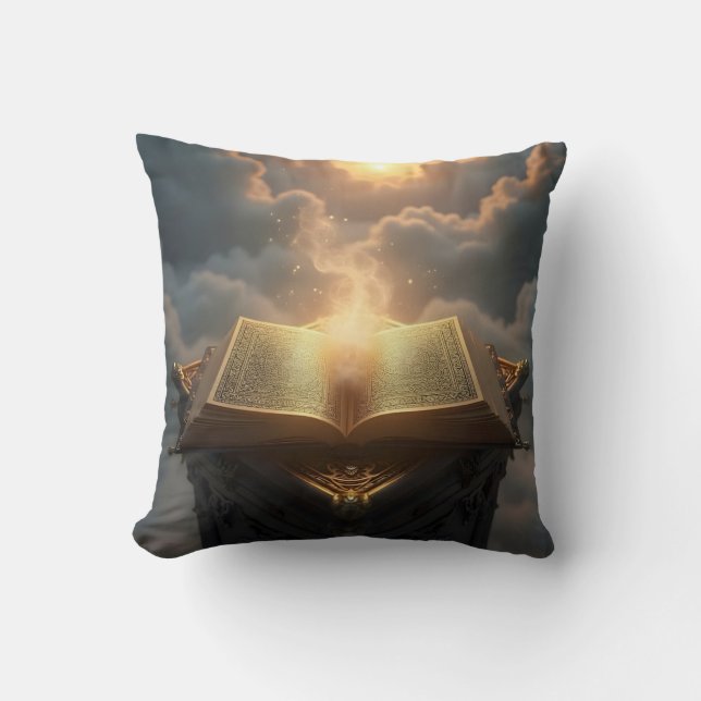 Lumière de la connaissance – Coussin décoratif d'a (Recto)