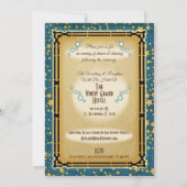 Lumière de la lune Romance Mariage Invitations - B (Dos)