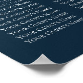 Lumière de la Marine Bleue Fleur de Lis | Tableau  (Coin)