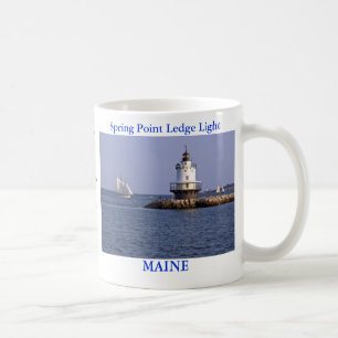 Lumière de rebord de point de ressort, tasse du