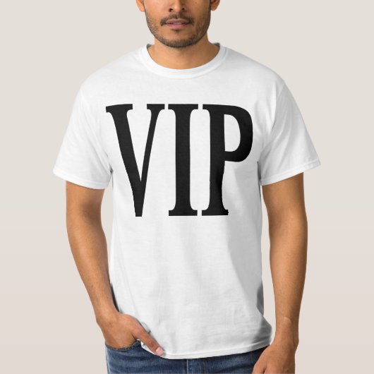 Lumière de T-shirt de VIP (Devant)