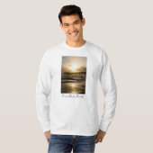 Lumière dorée sur T-shirt cacao (Devant entier)