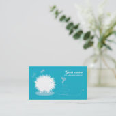 Lumière drôle de bleu de carte de visite de (Debout devant)