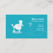 Lumière drôle de bleu de carte de visite de (Dos)