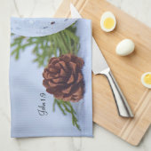 Lumière du monde de Noël serviette de cuisine (Quart Plié)