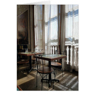 Lumière du soleil dans la Chambre de thé