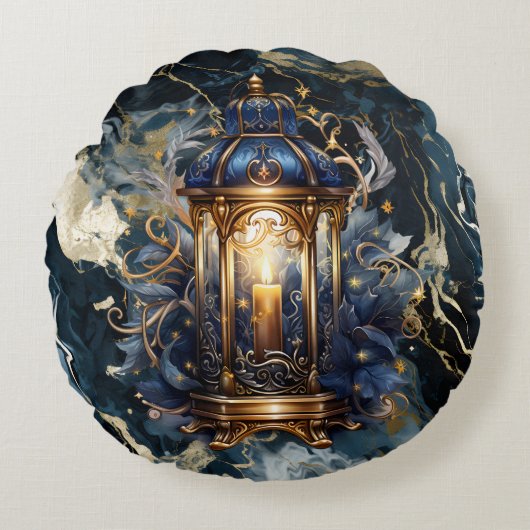 Lumière incroyable pour mon chemin Coussin rond (Devant)