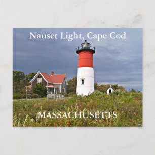 Lumière Nauset, Cape Cod, Carte Postale Massachuse