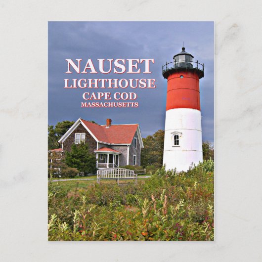 Lumière Nauset, Cape Cod, Carte Postale Massachuse (Devant)