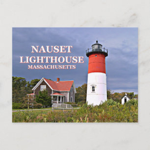 Lumière Nauset, Cape Cod, Carte Postale Massachuse