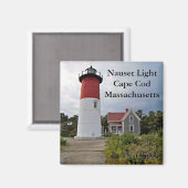 Lumière Nauset, Cape Cod, Magnet Massachusetts (Recto/Verso)