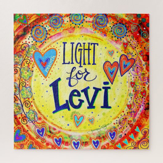 "Lumière pour Lévi" Inspirivity Jigsaw Puzzle (Vertical)