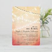 Lumière romantique à cordes après Faire-part de ma (Debout devant)