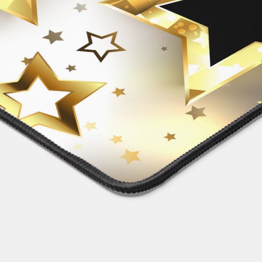 Lumière transparente avec étoiles or (Coin)