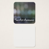 Lumière vive, Bokeh Photo Message (Devant & derrière)